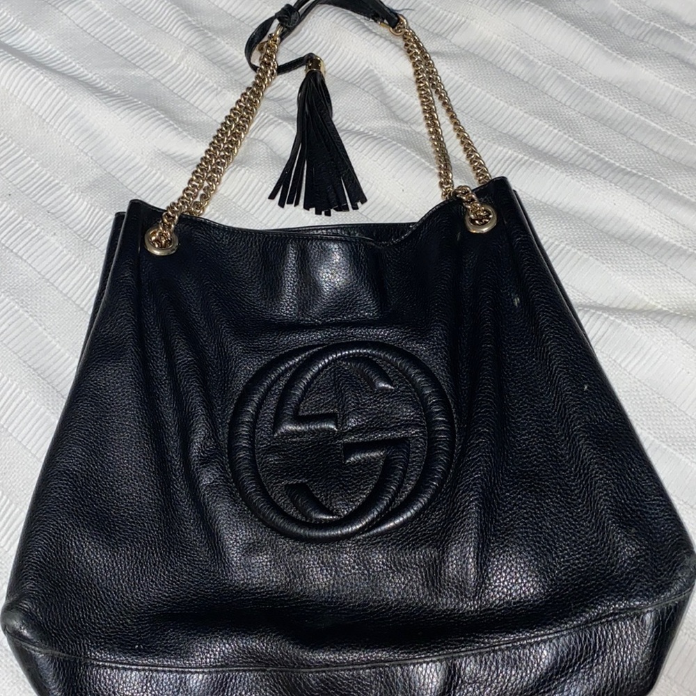 Gucci Soho Chain Leather Shoulder Bag